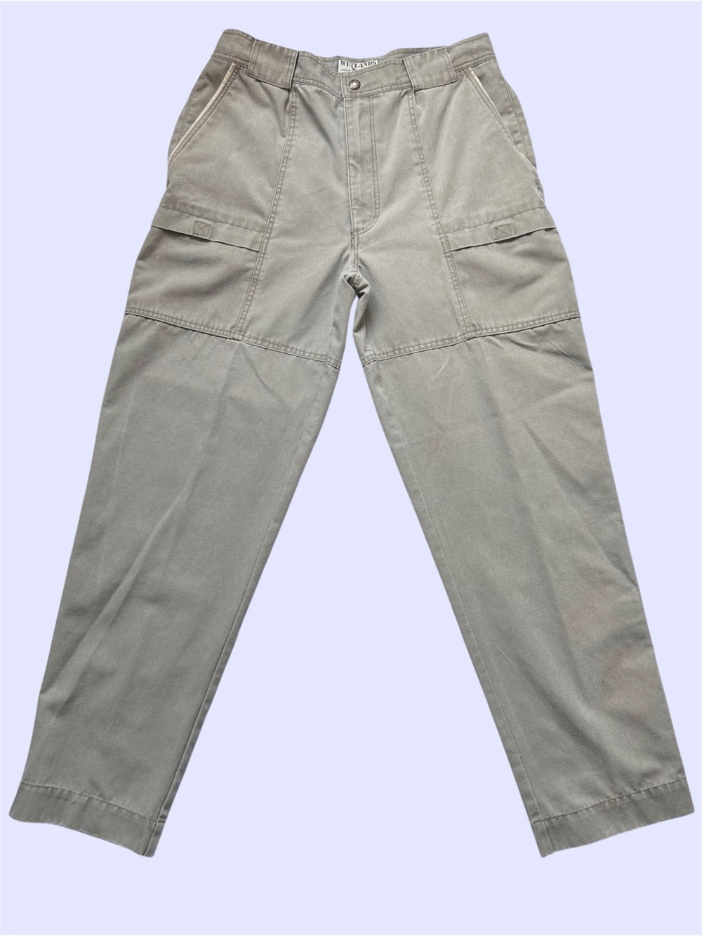 90s Y2K Bugle Boy 34x32 Wetlands Outdoor Adventure Utility Pants Straight Leg